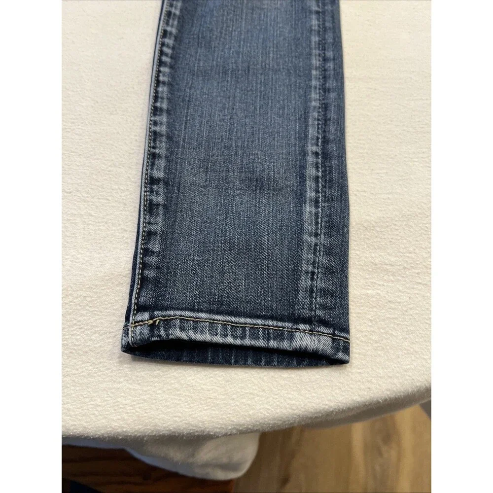 Women’s American eagle jeggings distressed destroyed medium wash size 8 regular - Picture 9 of 14